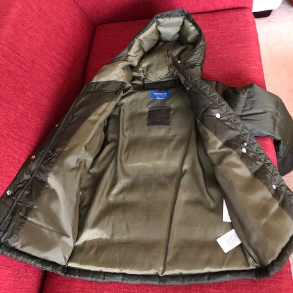 ADIDAS | Army green down filled puffer jacket - Picture 11 of 16